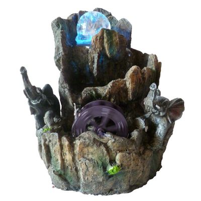 批發(fā)田園樹脂流水工擺件 營造室內(nèi)假山流水噴泉水景的藝術(shù)與風(fēng)水