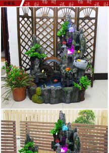 鄭州樹脂假山流水噴泉加濕器工藝品擺件廠家直批，盡顯自然雅趣